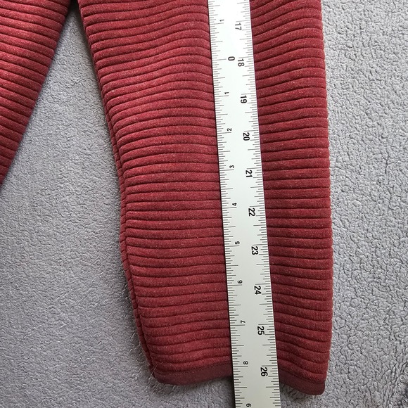 Gerry Sweater Men's XL Burgundy Ribbed Hiking Outdoor Ottoman 1/4 Snap Pullover - Picture 5 of 11